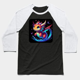 Rufie the Dragon - Swimming #44 Baseball T-Shirt